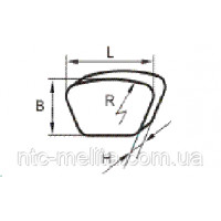 Вкладиш фрикційний PKZZ1250/4000
